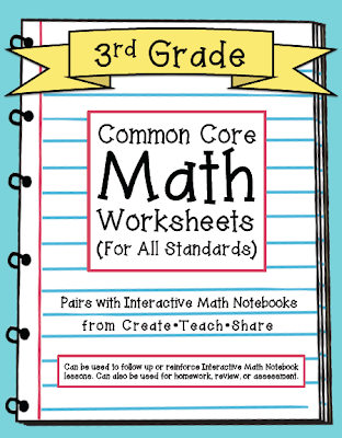 Common Core Worksheets (3rd Grade Edition)