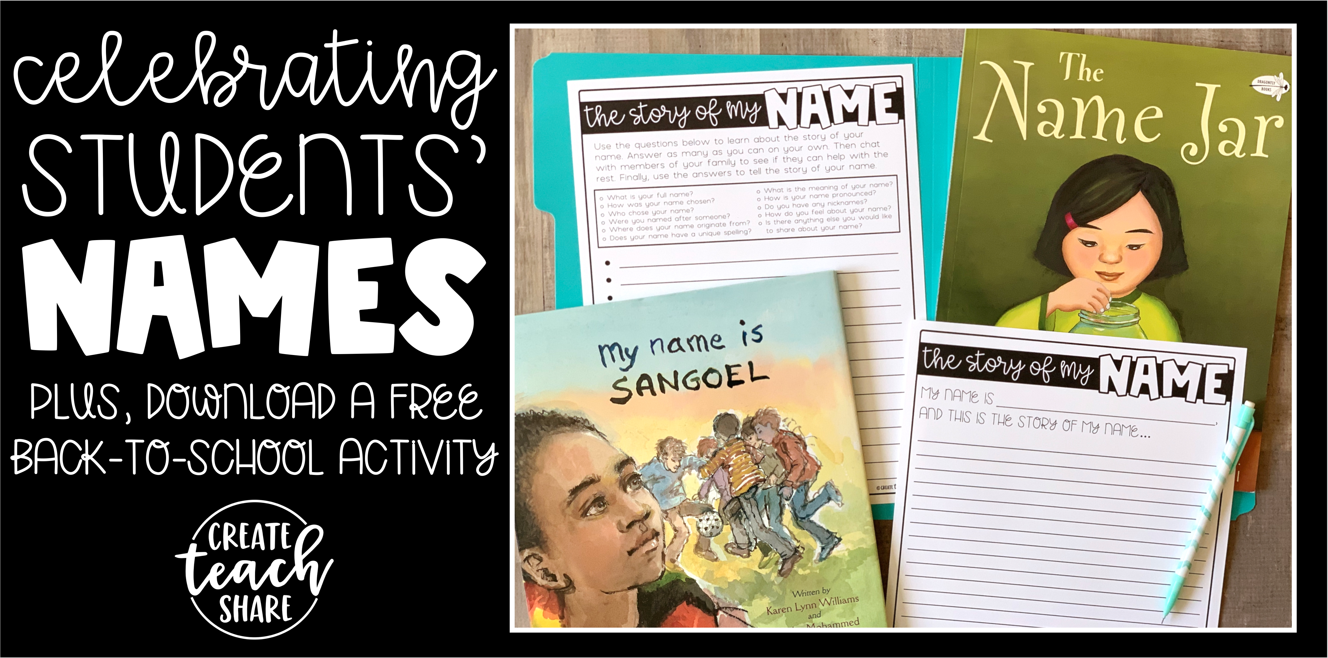 Celebrating Students' Names - Create Teach Share