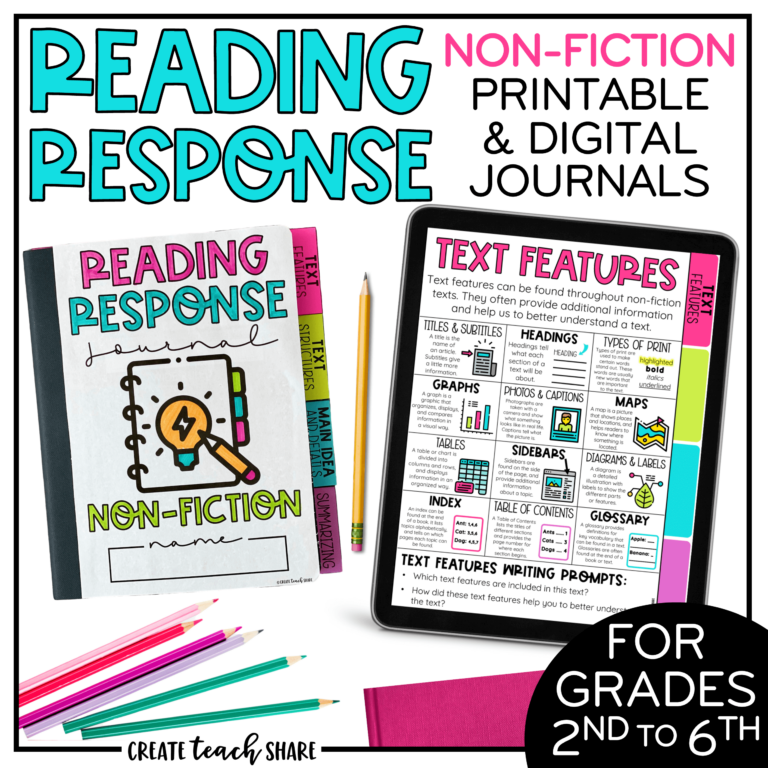 Reinventing Reading Response Journals - Create Teach Share