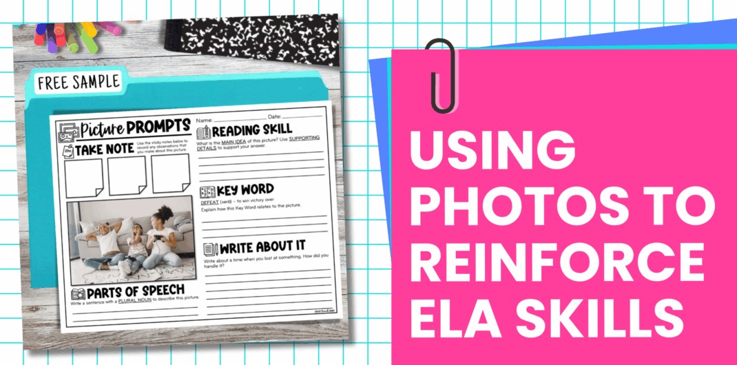Using Photos to Review Language Arts Skills