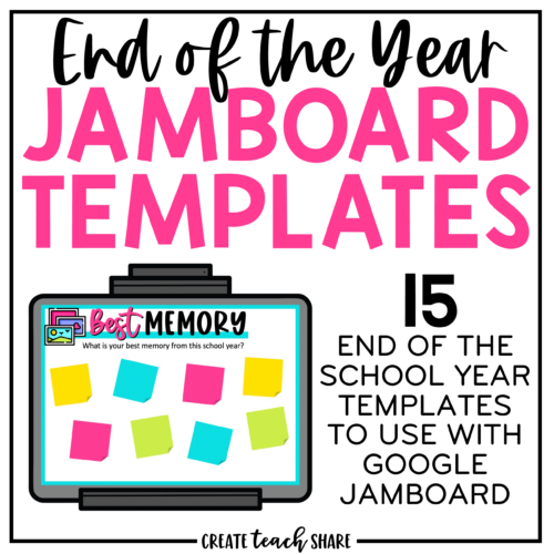 Cover image for End of the Year Jamboard Templates